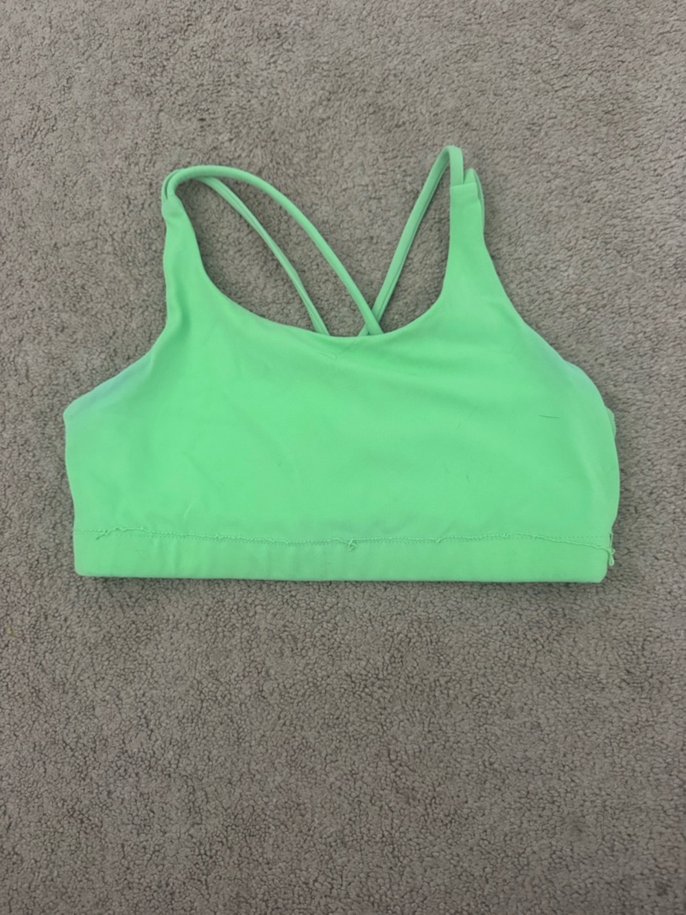 Kid’s Neon Green Sports Bra